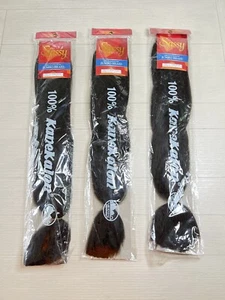 *3 Pack* The Sassy Collection 100% Kanekalon Jumbo Braid Color # 4 Brown New - Picture 1 of 3