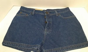 NXP Northern Explorer Denim Jean Western Button Fly Shorts - Women's 13 **NEW** - Picture 1 of 5