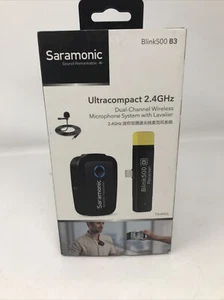 Saramonic Blink 500 B3 Ultracompact 2.4 GHz Dual Channel Wireless Microphone - Picture 1 of 6