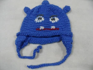 BARTS beautiful knit hat monster blue size 50 top st120 - Picture 1 of 1