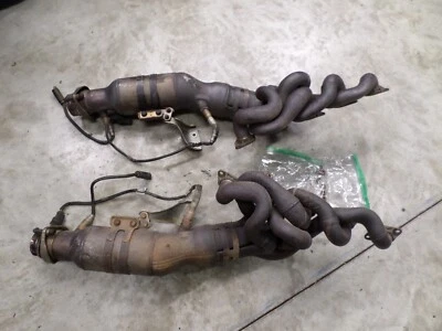 Juego de cabezales de escape BMW M5 M6 S85 V10 par OEM con sensores de O2 y gatos 71K LN Foto 1 de 4
