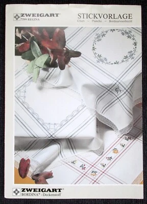 Zweigart Stickvorlage TABLECLOTH Chart Booklet Cross Stitch - 7599 Regina - Image 1 of 4
