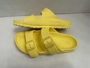 Birkenstock Arizona EVA Sandals Slip On Waterproof Rubber Yellow Womens 36/5-5.5 - Picture 1 of 5