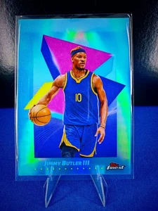 2024-25 Topps Finest Jimmy Butler III Base Refractor Card #54 Miami Heat - Bild 1 von 2