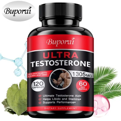 BUPORAI Super-Testosteron – Steigert Die Muskelkraft Und Fördert Den Schlaf - Epimedium
