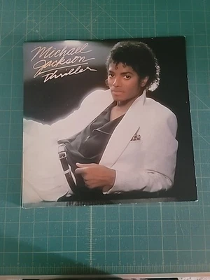 Michael Jackson Thriller Epic QE 38112 LP/Vinyl 1982 First Press by Quincy Jones Foto 1 de 4