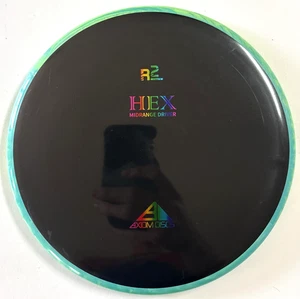 MVP Hex R2 Neutron Black/Green 174g Scaled  (Gyropalooza 2024) 9/10 Used - Picture 1 of 3