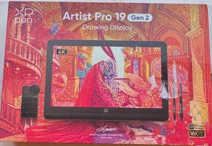 XP-Pen Artist Pro 19 (Gen 2) Grafiktablett Zeichnen 4K Display MD180UH - NEU - Bild 1 von 8