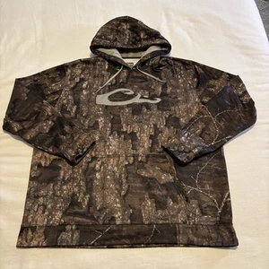 Men’s Drake Waterfowl Systems Realtree Timber Camo Hoodie Size 2XL Hunting - Picture 1 of 8