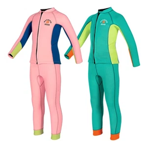 Girls Suit Holiday Set Rash Guard Outfit Beachwear Costume Diving Long Sleeves - Picture 1 of 33