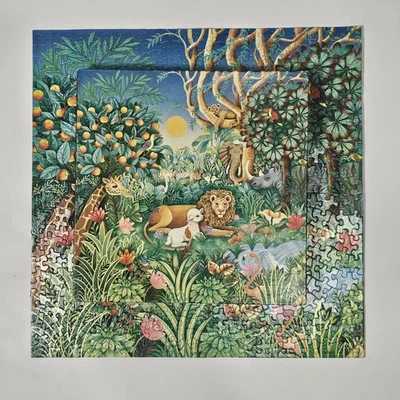 Vintage Springbok The Peaceable Kingdom Jigsaw Puzzle 500+ Pieces COMPLETE 1980s - Image 1 of 4