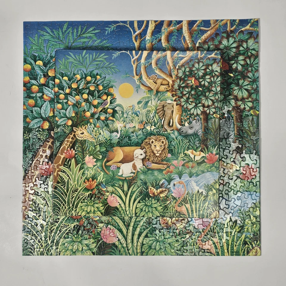 Vintage Springbok The Peaceable Kingdom Jigsaw Puzzle 500+ Pieces COMPLETE 1980s - Image 1 of 4