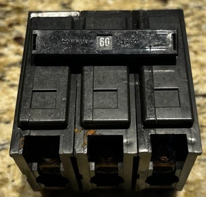 Eaton Cutler-Hammer 60 Amp 3 Pole Bolt-On Circuit Breaker - BAB3060H - Picture 1 of 4