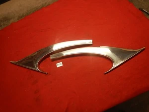 55 56 57 CHEVY 2DRHT C PILLAR TRIM MOLDING PONTIAC 2 DOOR HARDTOP BELAIR ROOF - Bild 1 von 5