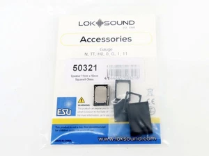 ESU LokSound 50321 15x11mm Sugar Cube Speaker w/4-Piece Sound Chamber 8Ohm 0.5W - Picture 1 of 1