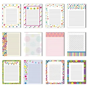 12 Pcs Confetti Small Note Pads Cute Lined Stick Pad 3 x 4 Inch Decorative Me... - Picture 1 of 7