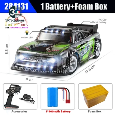 Wltoys 1:28 284131 Auto RC 2.4G 4WD 30KM/H Telecomando Drift Giocattolo Alta Vel - Immagine 1 di 4