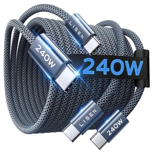 LISEN für iPhone 17 Ladekabel 240W USB C auf USB C Kabel Typ C Ladegerät Schnell C - Bild 1 von 12