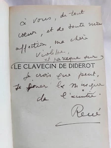 LE CLAVECIN DE DIDEROT RENE CREVEL BEL ENVOI E.O 1932 - Picture 1 of 5