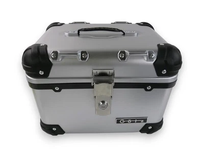 Top Case 35 Litre Aluminium Design Complete Kit Universal with Mounting Plate - Image 1 of 4