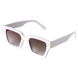 Sunglass Luxury Custom Premium Shade Women Designer White Sunglasses Men Square - Picture 1 of 2