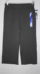 Nuevo con etiquetas Sentimental New York Talla L (32x24) Pantalones Recortados Tirantes Gris Humo Elásticos - Imagen 1 de 4