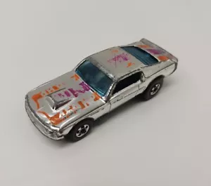 Hot Wheels Redline Mustang Stocker 450HP 1974 Cromato Arancione Magenta Hong Kong - Foto 1 di 20