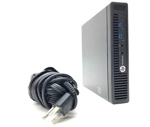 HP EliteDesk 705 G3 DM AMD PRO A10-9700E R7 3GHZ 16GB 512GB NVME Win11 PC WIFI - Picture 1 of 11