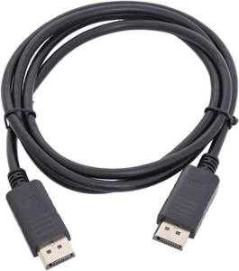 New 1.8m DisplayPort Cable Plug to Plug HD Lead Display Port PC to Monitor - Picture 1 of 3