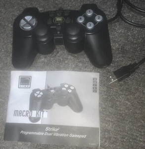 Speedlink Strike 2 USB Gamepad for PC - Black SL-6535- Rare! With Manual! - Picture 1 of 3