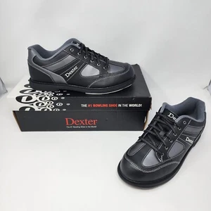 Dexter Pro Am II Men's Size 8.5 M (D) Left Handed Bowling Shoes Black Grey Alloy - Picture 1 of 10