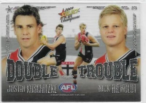 2009 Select Champions Double Trouble (DT8) Koschitzke Riewoldt St. Kilda :::: - Picture 1 of 1