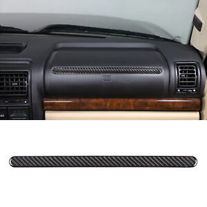 Fits For Land Rover Discovery 2 1998-2003 Dashboard Grooves Trim Carbon Fiber