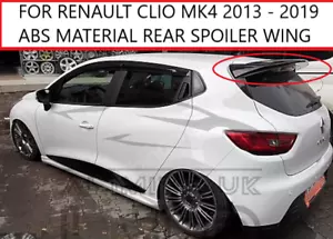 PER RENAULT CLIO 2013 MK4 WRC SPORT STILE RALLY COFANO BAGAGLIAIO POSTERIORE SPOILER ALA LABBRO - Foto 1 di 7