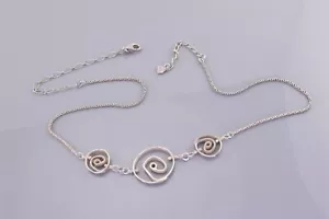 Silpada Sterlingsilber Spiralwirbel N1942 Station 925 Kette Halskette 20" - Bild 1 von 5
