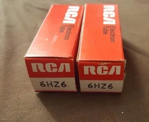 2 tubi elettronici RCA vintage 6HZ6 radio tv nos nuovi con scatola - Foto 1 di 7