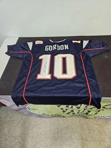 JOSH GORDON NEW ENGLAND PATRIOTS SIGNED GAME STYLE JERSEY JSA COA - Picture 1 of 3