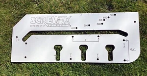SCREWFIX 1000mm Kitchen Counter ROUTING JIG + pins_used_ FREE CARRIAGE UK ONLY - Picture 1 of 5