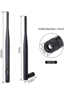 Large Gain 6dbi RP-SMA Female WIFI 2.4GHZ 5GHZ 4G 5G MIMO Router Aerial Antenna - Afbeelding 1 van 1