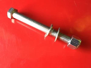 1/2" UNF Bolt 5" inch long + Nut/Washer - Imperial High Tensile Plated BZP - Picture 1 of 1