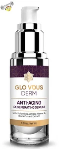 GLO VOUS DERMAL Regenerating Anti Aging Serum .50oz Reduces Wrinkles/Lines - Picture 1 of 4