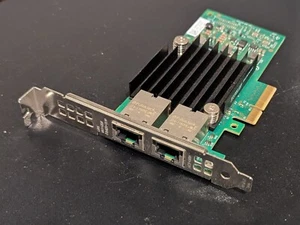 Dell Intel X550-T2 10GB Dual-Port Ethernet Converged Network Adapter - 4V7G2 - Afbeelding 1 van 4