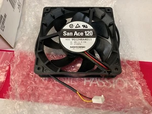 New Lot Of 2 X. Sanyo Denki San Ace 120 Fans Cc Dc. 9G1248A4011 48V - Picture 1 of 4