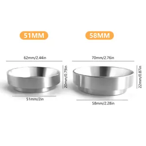 51/58 mm Magnet Kaffeemühle Dosiertrichter Ring kompatibel mit Espresso Neu - Bild 1 von 18