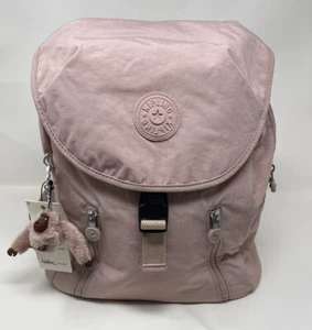 Kipling Zakaria Travel Backpack Polyamide Varsity Strap Brilliant Pink KI9016 - Picture 1 of 6
