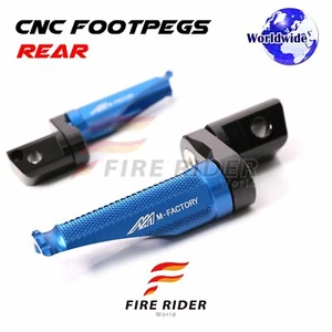 CNC 25mm Adjustable Rear Footpegs For Suzuki TL1000R/S GSF 600 Bandit - Picture 1 of 12