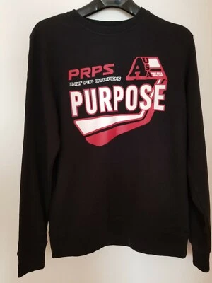 PRPS Men's Crew Neck Sweater Long Sleave "Purpose" Size M - Image 1 of 4