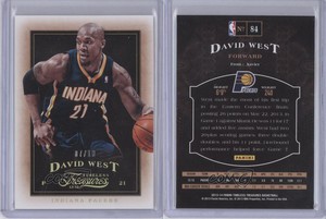 2013-14 Panini Timeless Treasures Gold /10 David West #84