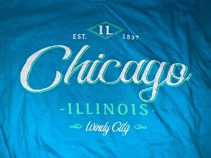 NWT Girl's Chicago Windy City SS T-Shirt, Blue, Size Small - Picture 1 of 6