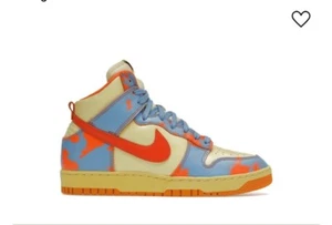 Nike Dunk High 1985 SP Orange Acid Wash Size 10 Brand New Unworn - Picture 1 of 5